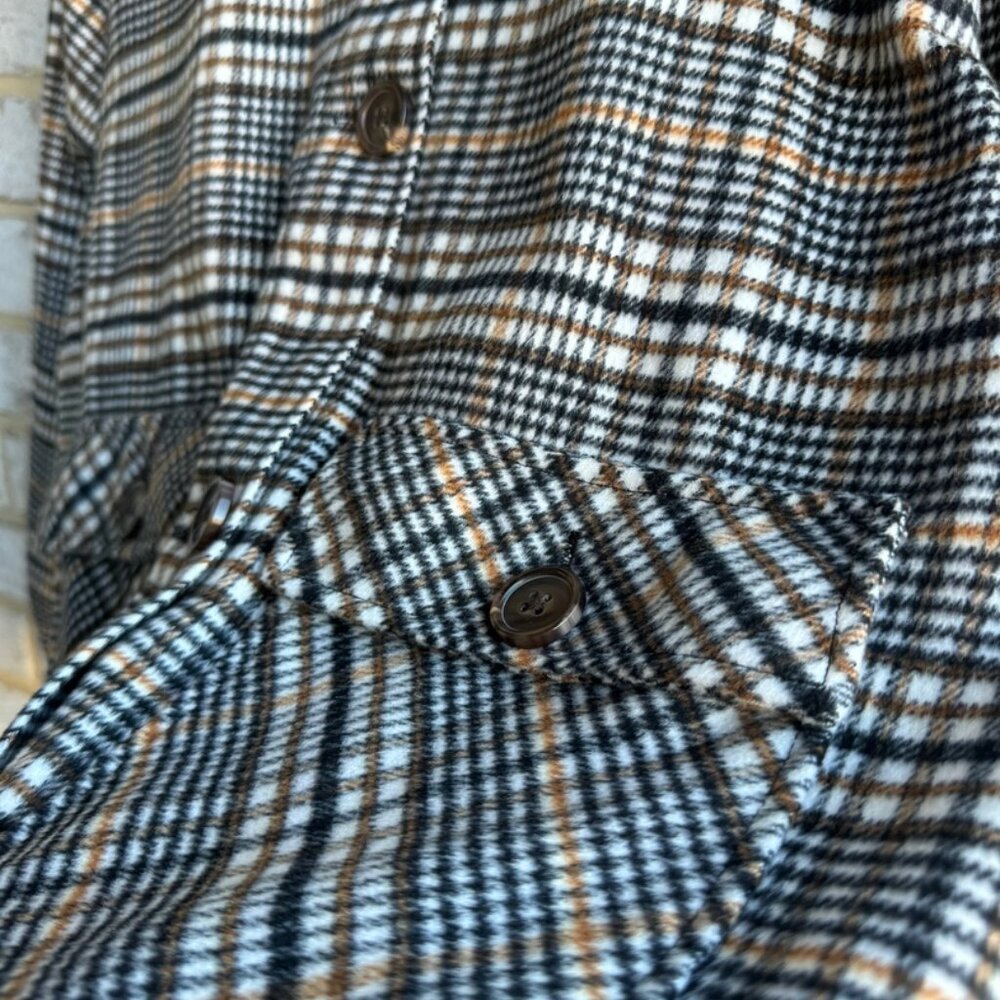 Ruby Rd. Spot On Button Front Short Plaid Jacket … - image 4